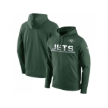 Men's New York Jets Nike Green Sideline Circuit Pullover Performance Hoodie