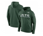 Men's New York Jets Nike Green Sideline Circuit Pullover Performance Hoodie