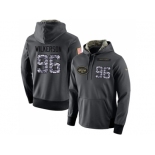 NFL Men's Nike New York Jets #96 Muhammad Wilkerson Stitched Black Anthracite Salute to Service Player Performance Hoodie