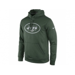 New York Jets Nike Green Practice Performance Pullover Hoodie