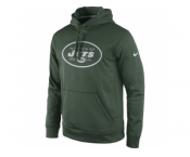 New York Jets Nike Green Practice Performance Pullover Hoodie