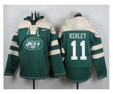 Nike New York Jets #11 Jeremy Kerley Green Player Pullover NFL Hoodie