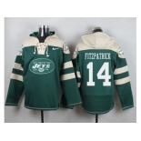 Nike New York Jets #14 Ryan Fitzpatrick Green Player Pullover NFL Hoodie