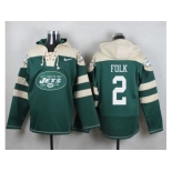 Nike New York Jets #2 Nick Folk Green Player Pullover NFL Hoodie