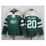 Nike New York Jets #20 Marcus Williams Green Player Pullover NFL Hoodie