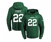 Nike New York Jets #22 Matt Forte Green Name & Number Pullover NFL Hoodie