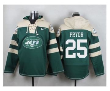 Nike New York Jets #25 Calvin Pryor Green Player Pullover NFL Hoodie