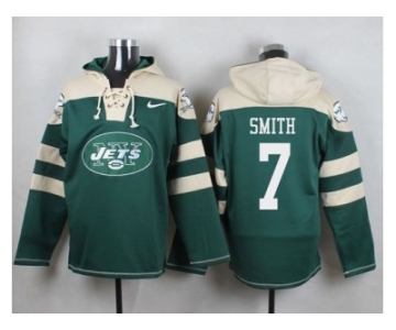 Nike New York Jets #7 Geno Smith Green Player Pullover NFL Hoodie