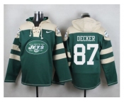 Nike New York Jets #87 Eric Decker Green Player Pullover NFL Hoodie