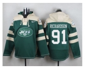 Nike New York Jets #91 Sheldon Richardson Green Player Pullover NFL Hoodie