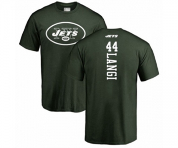 Football New York Jets #44 Harvey Langi Green Backer T-Shirt