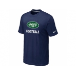 Men's New York Jets Nike Cardinal Facility T-Shirt D.Blue