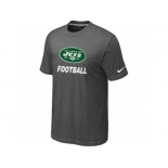 Men's New York Jets Nike Cardinal Facility T-Shirt D.Grey