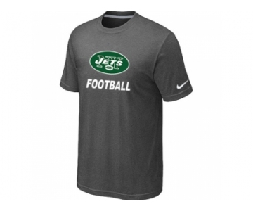 Men's New York Jets Nike Cardinal Facility T-Shirt D.Grey