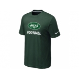 Men's New York Jets Nike Cardinal Facility T-Shirt Green