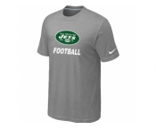 Men's New York Jets Nike Cardinal Facility T-Shirt L.Grey