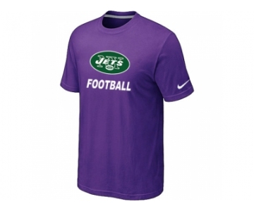 Men's New York Jets Nike Cardinal Facility T-Shirt Purple