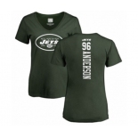 Football Women's New York Jets #96 Henry Anderson Green Backer T-Shirt