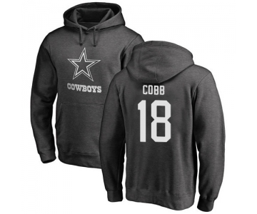 Football Dallas Cowboys #18 Randall Cobb Ash One Color Pullover Hoodie