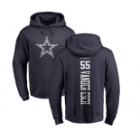 NFL Nike Dallas Cowboys #55 Leighton Vander Esch Navy Blue Backer Pullover Hoodie