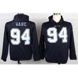 nike nfl jerseys dallas cowboys #94 ware blue[pullover hooded sweatshirt]