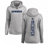 NFL Women's Nike Dallas Cowboys #19 Amari Cooper Ash Backer Pullover Hoodie