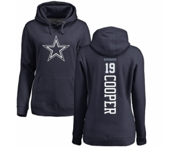 NFL Women's Nike Dallas Cowboys #19 Amari Cooper Navy Blue Backer Pullover Hoodie