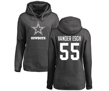 NFL Women's Nike Dallas Cowboys #55 Leighton Vander Esch Ash One Color Pullover Hoodie