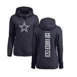 NFL Women's Nike Dallas Cowboys #55 Leighton Vander Esch Navy Blue Backer Pullover Hoodie