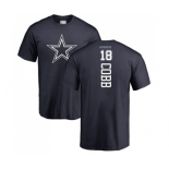 Football Dallas Cowboys #18 Randall Cobb Navy Blue Backer T-Shirt