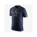 Men's Dallas Cowboys Nike Navy Championship Drive Gold Collection Performance T-Shirt