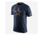 Men's Dallas Cowboys Nike Navy Championship Drive Gold Collection Performance T-Shirt