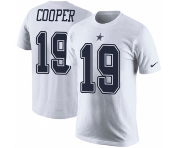 NFL Men's Nike Dallas Cowboys #19 Amari Cooper White Rush Pride Name & Number T-Shirt