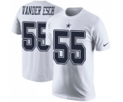 NFL Men's Nike Dallas Cowboys #55 Leighton Vander Esch White Rush Pride Name & Number T-Shirt