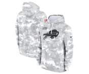 Men's Buffalo Bills 2024 Arctic Camo Salute To Service Club Fleece Pullover Hoodie