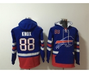 Men's Buffalo Bills #88 Dawson Knox Royal Ageless Must-Have Lace-Up Pullover Hoodie