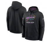 Men's Buffalo Bills Black 2024 Crucial Catch Club Pullover Hoodie