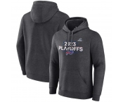 Men's Buffalo Bills Heather Charcoal 2023 Playoffs Fleece Pullover Hoodie