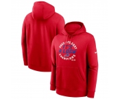 Men's Buffalo Bills Red 2023 AFC East Division Champions Locker Room Trophy Collection Club Pullover Hoodie