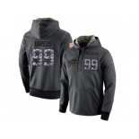 NFL Men's Nike Buffalo Bills #99 Marcell Dareus Stitched Black Anthracite Salute to Service Player Performance Hoodie