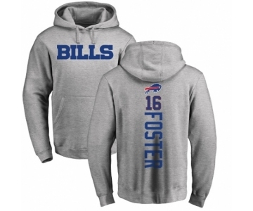 NFL Nike Buffalo Bills #16 Robert Foster Ash Backer Pullover Hoodie