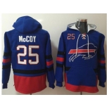 Nike Bills #25 LeSean McCoy Royal Blue Red Name & Number Pullover NFL Hoodie