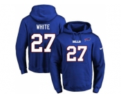 Nike Buffalo Bills #27 Tre'Davious White Royal Blue Name & Number Pullover NFL Hoodie