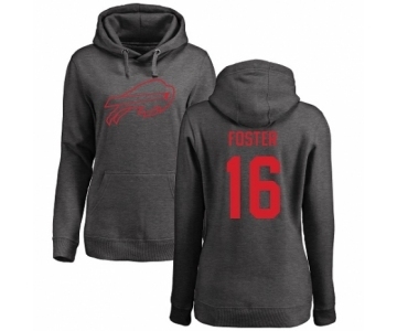 NFL Women's Nike Buffalo Bills #16 Robert Foster Ash One Color Pullover Hoodie