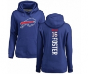 NFL Women's Nike Buffalo Bills #16 Robert Foster Royal Blue Backer Pullover Hoodie