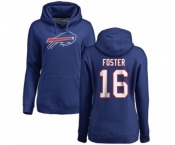 NFL Women's Nike Buffalo Bills #16 Robert Foster Royal Blue Name & Number Logo Pullover Hoodie