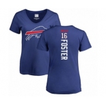 NFL Women's Nike Buffalo Bills #16 Robert Foster Royal Blue Backer T-Shirt