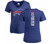 NFL Women's Nike Buffalo Bills #16 Robert Foster Royal Blue Backer T-Shirt