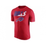 Men's Buffalo Bills Nike Red Legend Staff Practice Performance T-Shirt