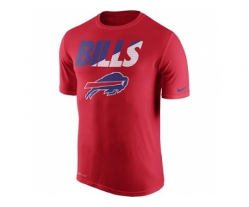 Men's Buffalo Bills Nike Red Legend Staff Practice Performance T-Shirt